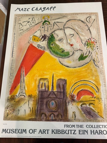 Marc chagall paris view 1979 - marc,