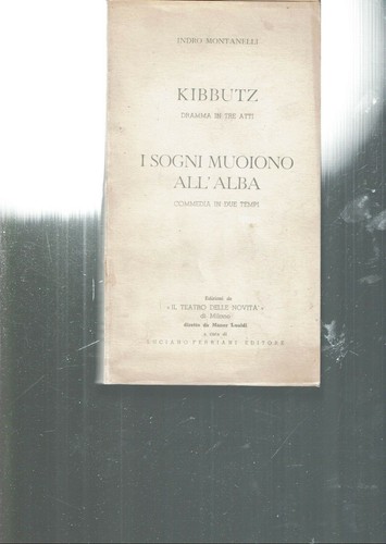 Kibbutz dramma tre atti i - in,
